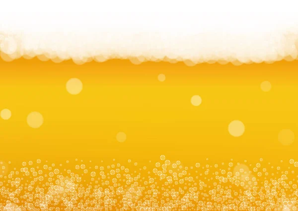 Bière Éclaboussante Contexte Lager Artisanal Mousse Oktoberfest Concept Menu Pab — Image vectorielle