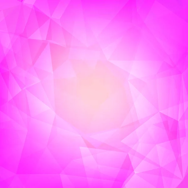 Gradiente Abstracto Triángulo Cuadrado Fondo Tender Rosa Poligonal Telón Fondo — Vector de stock