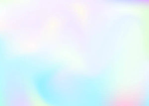 ホログラフィック抽象的な背景 グラデーションメッシュのスペクトルホログラフィック背景 90年代 80年代のレトロスタイル パンフレット バナー モバイル画面のための真珠のようなグラフィックテンプレート — ストックベクタ