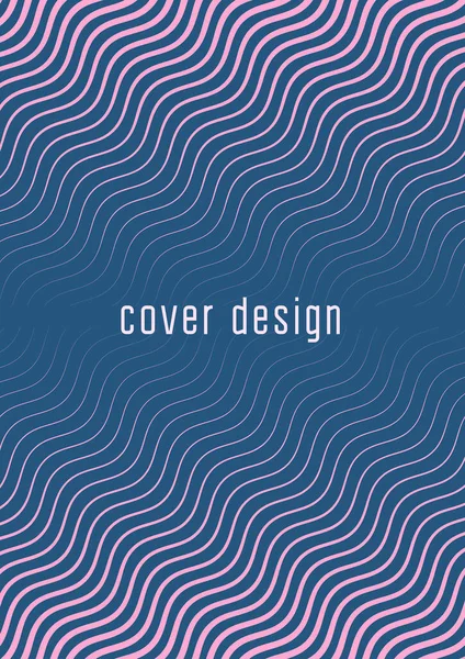 Gradient Cover Vorlage Minimal Trendiges Layout Mit Halbton Futuristische Covervorlage — Stockvektor