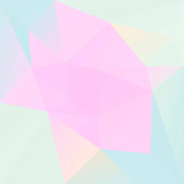 Gradient Abstrakten Quadratischen Dreieck Hintergrund Polygonaler Hintergrund Rosa Gelb Und — Stockvektor