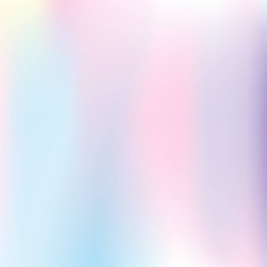 Holografik soyut arkaplan. Gradyan örgülü parlak holografik arkaplan. 90 'lar, 80' ler modası. Broşür, el ilanı, poster tasarımı, duvar kağıdı, mobil ekran için Pearlescent grafik şablonu.