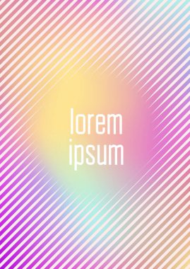 Gradyan kapak şablonu. Yarım tonlu asgari modayla. Afiş, sunum ve broşür için gelecek eğilimli kapak şablonu. Minimalist renkli şekiller. Soyut iş illüstrasyonu