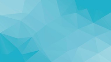 Gradyan soyut yatay üçgen arka plan. İş sunumu için buz renginde çokgen arka plan. Moda geometrik soyut afiş. Teknoloji konsept broşürü. Mozaik tarzı.