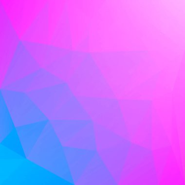 Soyut kare üçgen arkaplan. Mobil uygulama ve web için canlı gökkuşağı çok renkli arkaplan. Moda geometrik soyut afiş. Şirket broşür tasarımı. Mozaik tarzı.