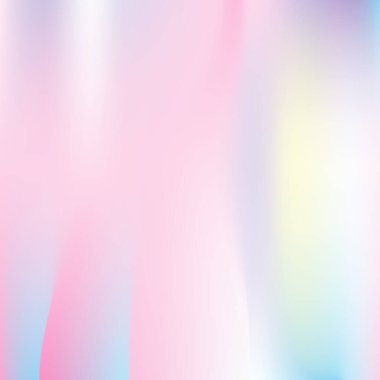 Holografik soyut arkaplan. Gradyan örgülü plastik holografik zemin. 90 'lar, 80' ler modası. Broşür, el ilanı, poster tasarımı, duvar kağıdı, mobil ekran için Pearlescent grafik şablonu.