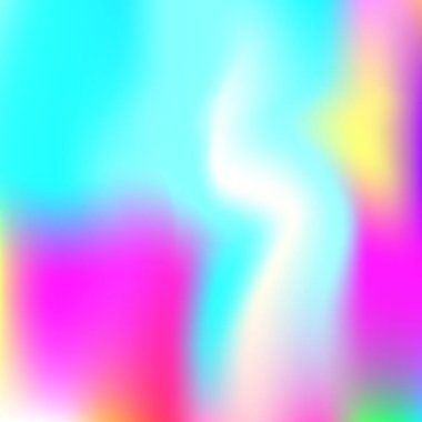 Soyut arkaplan hologramı. Hologramla çok renkli örgü arkaplanı. 90 'lar, 80' ler modası. Broşür, el ilanı, poster tasarımı, duvar kağıdı, mobil ekran için yanardöner grafik şablonu.