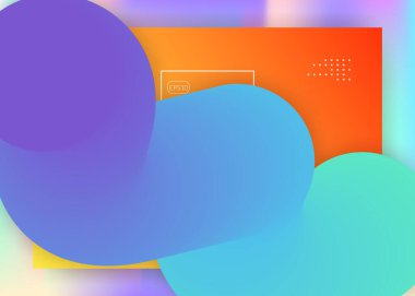 Sıvı sıvı. Canlı gradyan örgüsü. Dalgalı ekran, web sitesi tasarımı. Modern modayla birlikte holografik 3d arkaplan. Dinamik elementleri ve şekilleri olan sıvı. İniş sayfası.