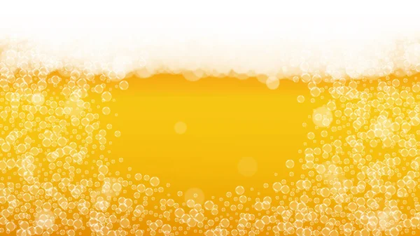 Craft Beer Background Lager Splash Oktoberfest Foam Hipster Pint Ale — Stock Vector