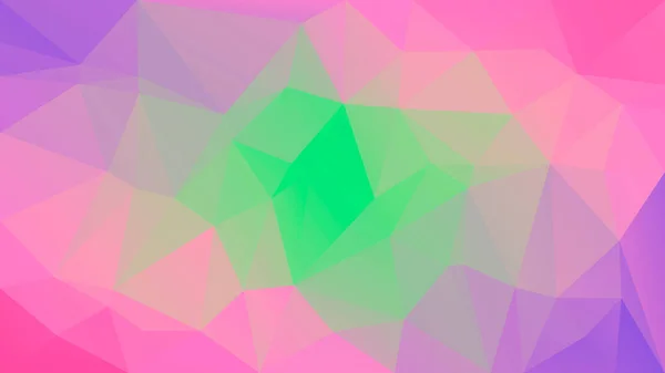 Gradient Abstrakten Horizontalen Dreieck Hintergrund Lebendige Mehrfarbige Regenbogenkulisse Für Mobile — Stockvektor