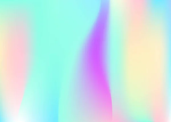 Fond Abstrait Holographique Fond Holographique Vibrant Avec Maille Dégradée Style — Image vectorielle