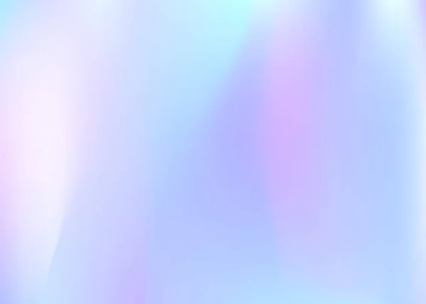 ホログラム抽象的な背景 ホログラムで鮮やかなグラデーションメッシュの背景 90年代 80年代のレトロスタイル パンフレット バナー モバイル画面のための虹彩グラフィックテンプレート — ストックベクタ