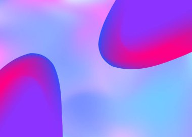 Sıvı şekilli. Canlı gradyan örgüsü. Modern modayla birlikte holografik 3d arkaplan. Geometrik davet, sunum tasarımı. Sıvı dinamik elementlerle akışkan şekil arkaplanı.