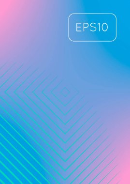 Minimum trend kaplama şablonu. Yarım tonlu fütürist düzen. Kitap, katalog ve yıllık için geometrik kapak şablonu. Minimalist renkli gradyanlar. Soyut iş illüstrasyonu