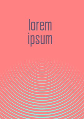 Geometrik dalgalar ve gradyanlarla soyut asgari kaplama. Yarım tonlu modaya uygun bir düzen. Kitap, afiş, davetiye ve poster için soyut asgari kapak şablonu. Gelecekçi iş illüstrasyonu.