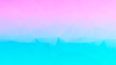 Gradyan soyut yatay üçgen arka plan. İş sunumu için canlı gökkuşağı rengarenk çokgen zemin. Moda geometrik soyut afiş. Teknoloji konsept broşürü. Mozaik tarzı.