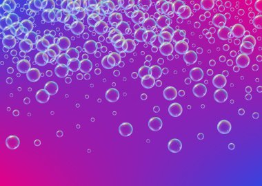 Değişken arkaplanda köpük temizleniyor. Gerçekçi su kabarcıkları 3 boyutlu. Şampuan köpüklü serin gökkuşağı renkli sıvı köpük. Yatay kozmetik broşür ve davetiye. Banyo ve duş için sabun köpüğü temizliyorum..