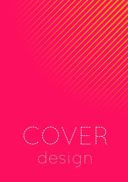 Coole Cover Vorlage Minimaler Trendvektor Mit Halbtonverläufen Geometrische Covervorlage Für — Stockvektor