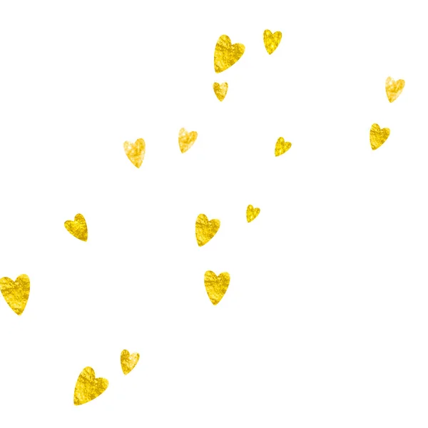 Coeur Saint Valentin Avec Des Paillettes Scintille Février Confiseries Vectorielles — Image vectorielle