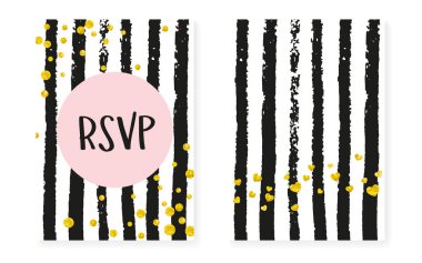 Parlak Altın Arkaplan. Stripe Festivali Tasarımı. Gül