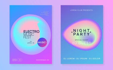 Yaz posteri ve müzik festivali broşürü.