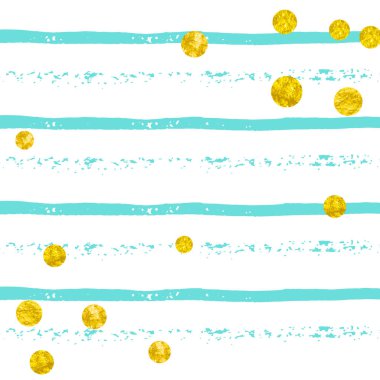 Noktalı altın parıltısı konfetisi