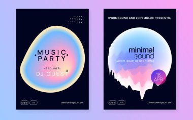 Yaz posteri ve müzik festivali broşürü.