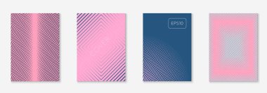 Çizgi geometrik elementler ve şekillerle minimalist moda örtüsü.