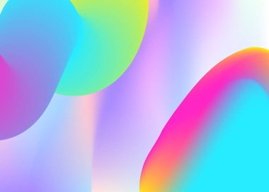 Dinamik elementler ve şekillerle sıvı arkaplan.