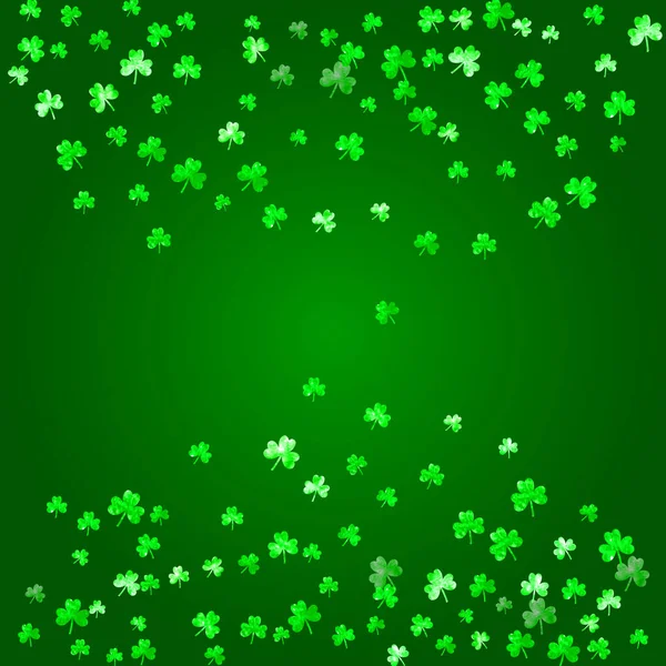 Fondo de trébol para el Día de San Patricio. — Vector de stock