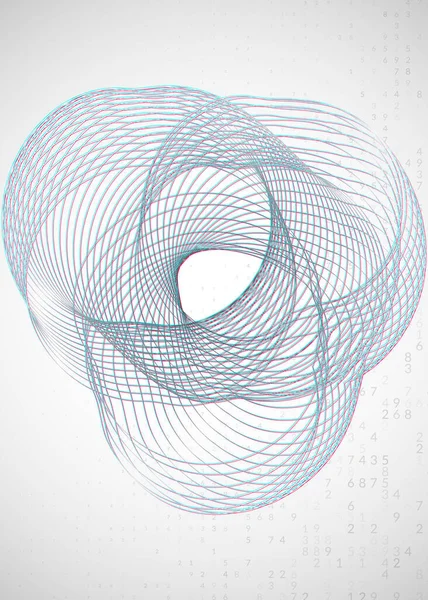 Цифровые технологии абстрактный фон. Искусственный интеллект, — стоковый вектор