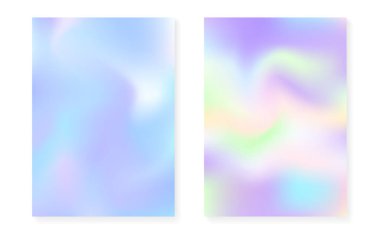 Holografik kapak, hologram gramlama arkaplanı ile ayarlandı.