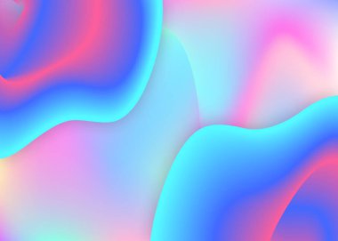 Sıvı şekilli ve elementli akışkan dinamik arkaplan.