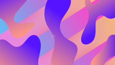 Dynamic Flyer. Asgari doku. Sıvı kapağı. Sanat Soyut ŞekliName.