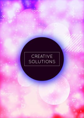 Sıvı neon şekilli floresan kaplama. Mor sıvı. Luminou