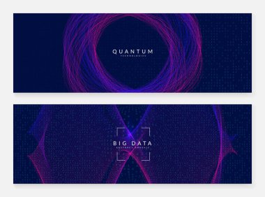 Soyut teknolojik görüntüler. Dijital teknoloji