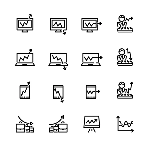 Market icon set — Stock Vector