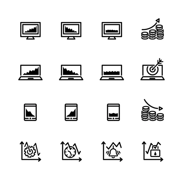 Market icon set — Stock Vector