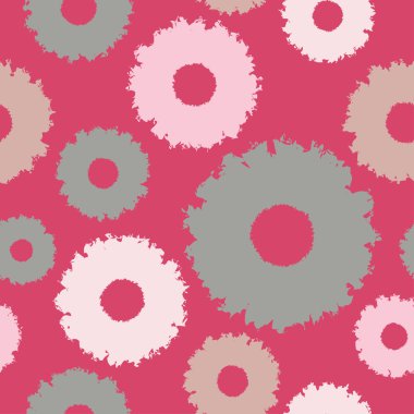 Sorunsuz vektör arka plan dekoratif çiçeklerle. Yazdırın. Kumaş tasarımı, duvar kağıdı.