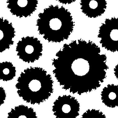 Sorunsuz vektör arka plan dekoratif çiçeklerle. Yazdırın. Kumaş tasarımı, duvar kağıdı.