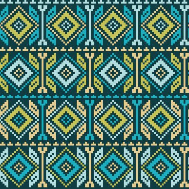 Renkli kesintisiz piksel desenleri. Yazdırın. Kumaş tasarımı, duvar kağıdı.