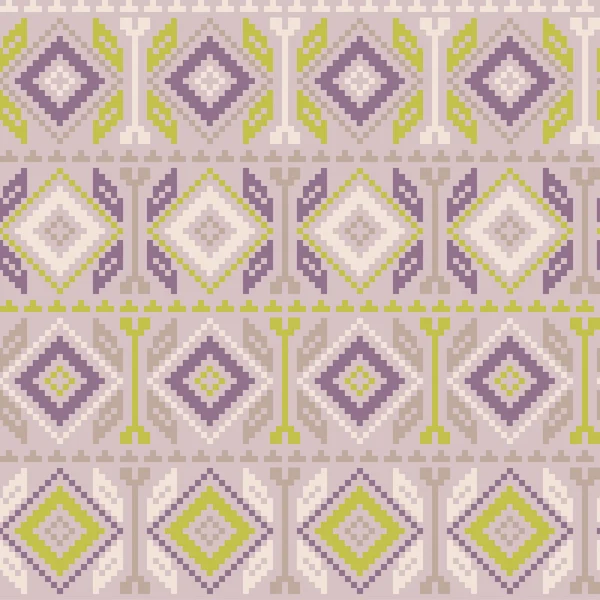 カラフルなシームレスなピクセル パターン。印刷します。布のデザイン、壁紙. — ストックベクタ