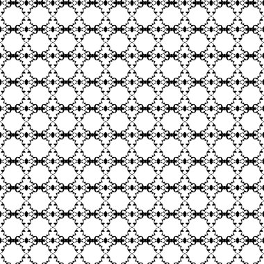 Kesintisiz beyaz siyah vektör arka plan ile soyut geometrik şekiller. Yazdırın. Kumaş tasarımı, duvar kağıdı.