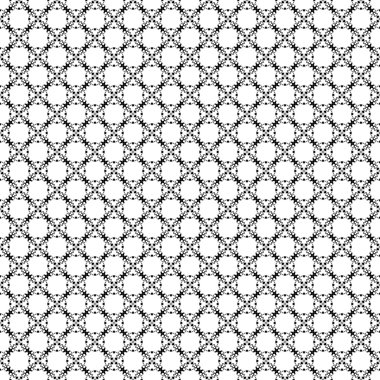 Kesintisiz beyaz siyah vektör arka plan ile soyut geometrik şekiller. Yazdırın. Kumaş tasarımı, duvar kağıdı.