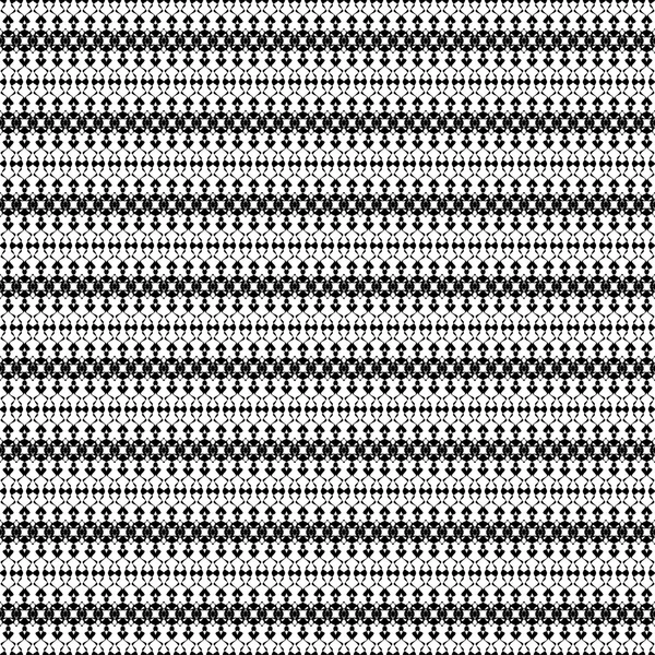 Бесшовный черно-белый векторный фон с абстрактными геометрическими фигурами. Печать. Дизайн одежды, обои . — стоковый вектор