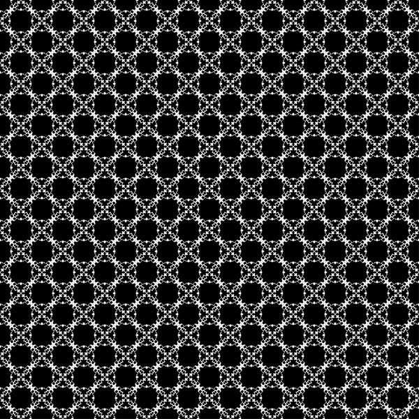 Bezešvá černá a bílá vektor pozadí s abstraktní geometrické tvary. Tisk. Hadřík design, tapety. — Stockový vektor