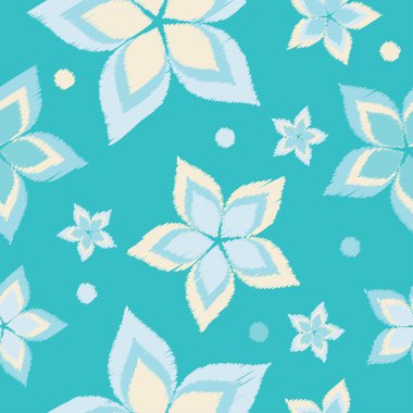 Sorunsuz vektör arka plan dekoratif çiçeklerle. Yazdırın. Kumaş tasarımı, duvar kağıdı.