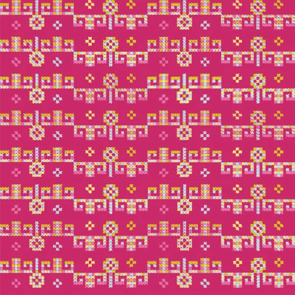 Ethnic boho seamless pattern. Print. Repeating background. Print. Cloth design, wallpaper. — Stock Vector