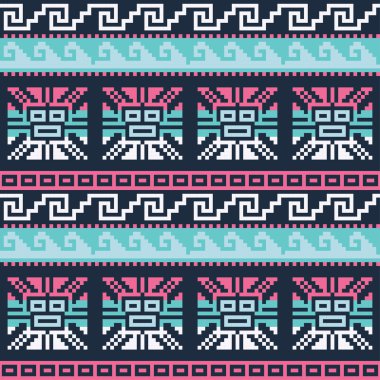 Etnik boho seamless modeli. Yazdırın. Yinelenen arka plan. Yazdırın. Kumaş tasarımı, duvar kağıdı.