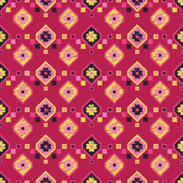 Ethnic boho seamless pattern. Print. Repeating background. Print. Cloth design, wallpaper. — Stock Vector